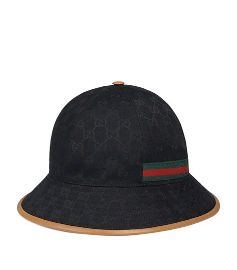 gucci bucket hat black|gorro bucket gucci.